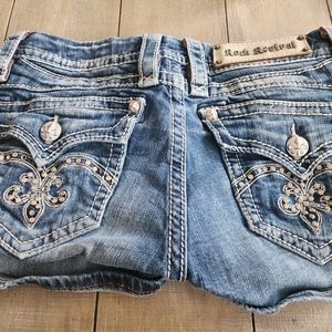 Ladies Size 27 Rock Revival Shorts